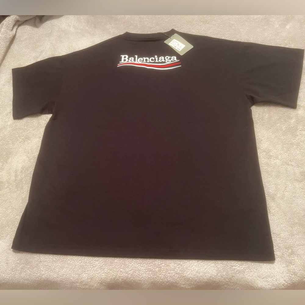 NWT MENS AUTHENTIC BALENCIAGA LOGO SHIRT